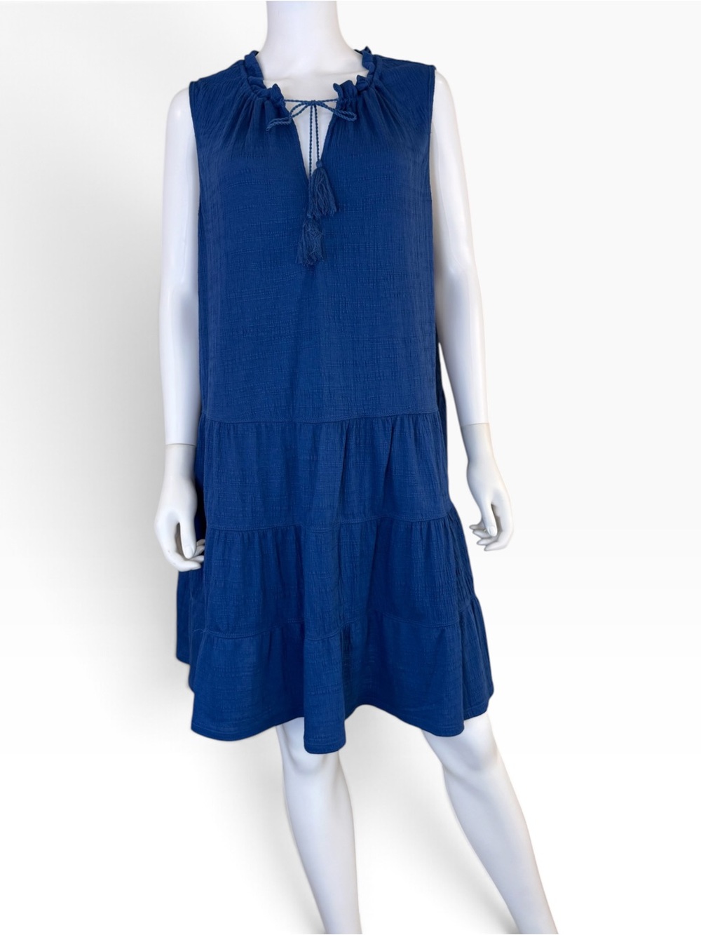 Max Studio NWT Cobalt Blue Shift Dress Size 2X Q1043